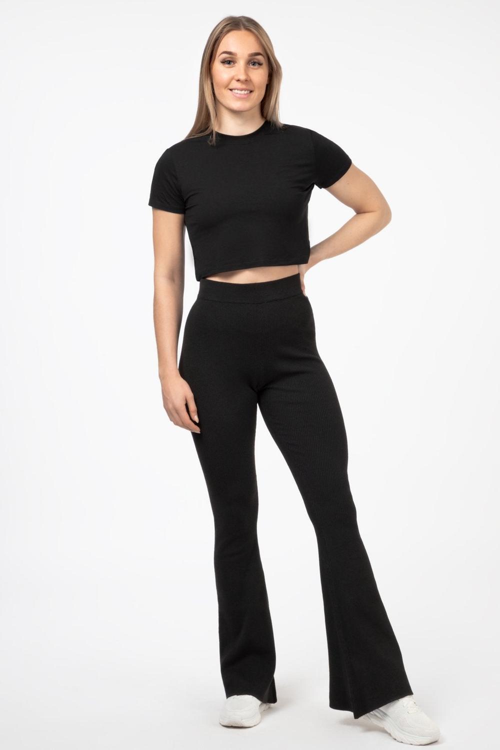Knitted Flare Pants