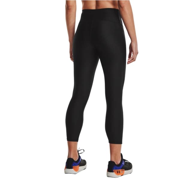 Under Armour HeatGear No Slip Waistband Ankle Leggings 1365335-001, Kvinde, Leggings, Sort