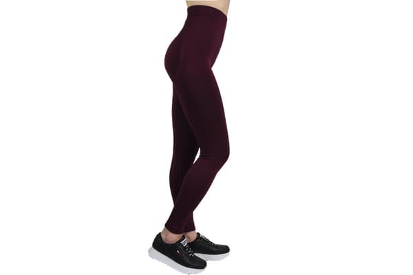 GymHero Push Up Leggings 763-BURGUND, Kvinna,  Leggings, Vinröd