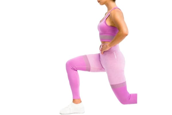 GymHero Leggins Stripes MAUVE, Kvinna,  Leggings, Lila