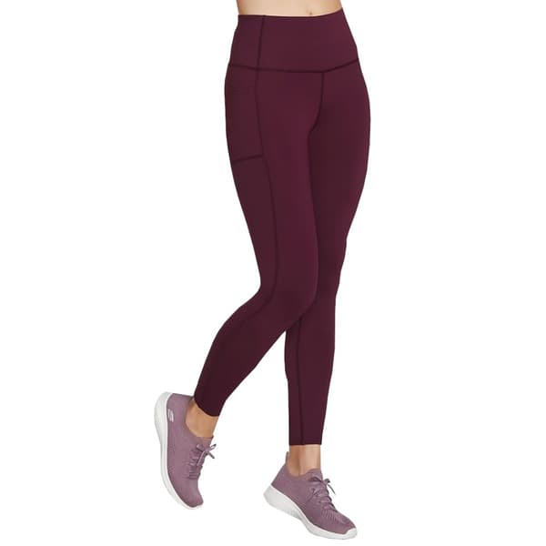 Skechers Go Walk High Waisted Legging W03LG30B-DKPR, Kvinde, Leggings, Lilla