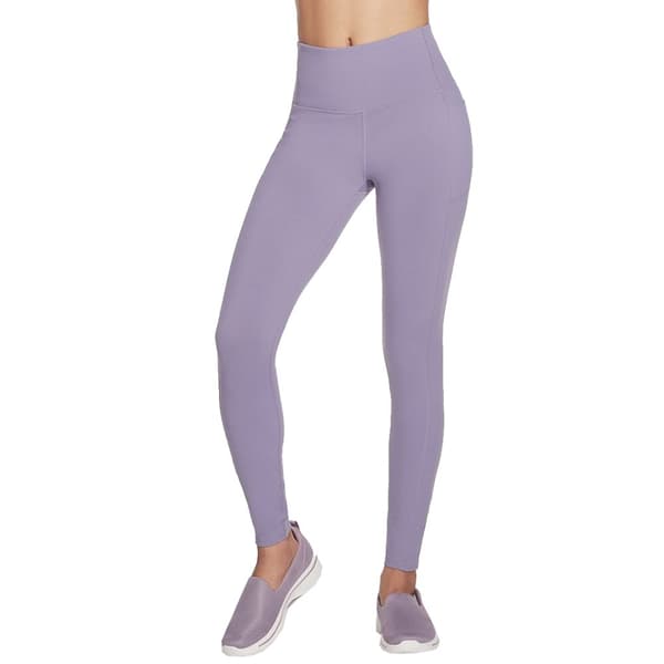 Skechers Go Walk High Waisted Legging W03LG30B-GYPR, Kvinna,  Leggings, Lila Purple L