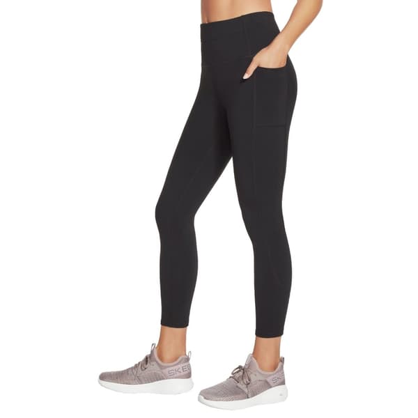 Skechers Go Walk High Waisted 7/8 Legging W03LG31B-BLK, Kvinna,  Leggings, Svart Black S