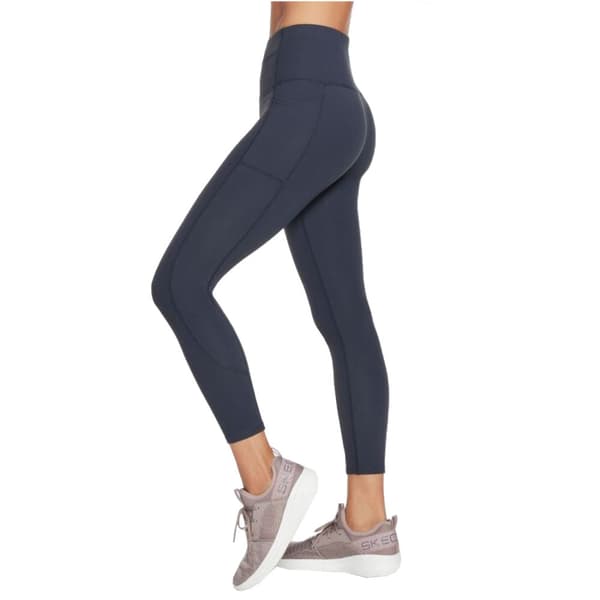 Skechers Go Walk High Waisted 7/8 Legging W03LG31B-NVY, Kvinna,  Leggings, Marinblå