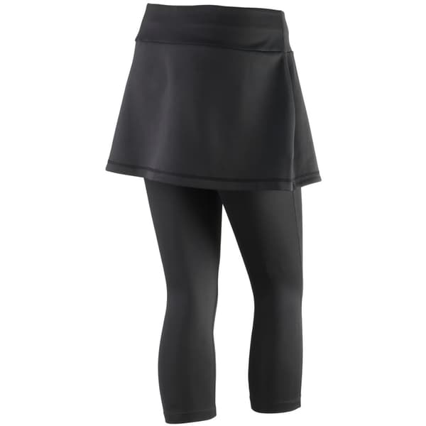Wilson W Capri Skort IV Leggings WRA791901, Kvinna,  Leggings, Svart