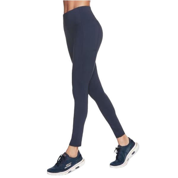 Skechers Go Walk High Waisted Legging W03LG30B-NVY, Kvinde, Leggings, Marine blå