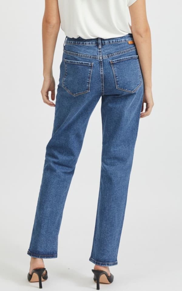 Vila - Vistray RW Straight Jeans MBD