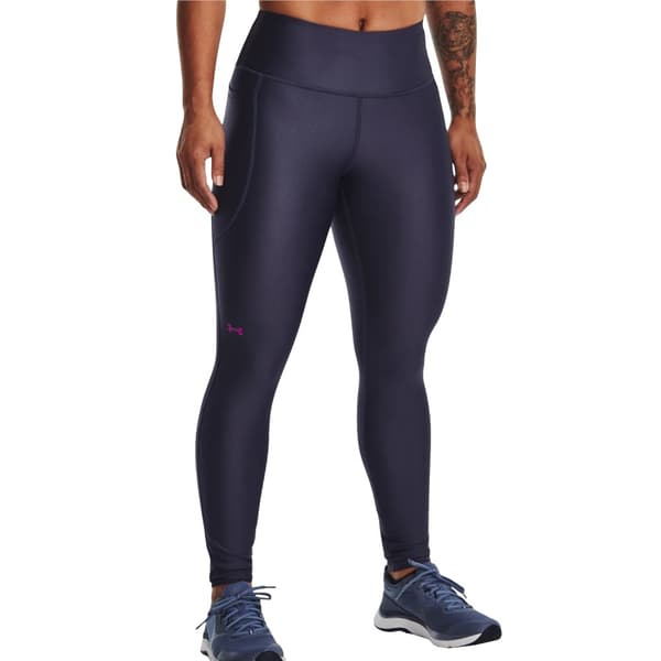 Under Armour HeatGear No-Slip Waistband Leggings 1365336-558, Kvinna,  Leggings, Lila Purple XS