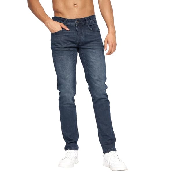 Crosshatch Malcolm Slim Jeans för män Dark Wash 38R