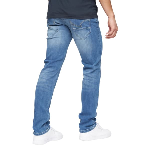 Crosshatch Mens Farrowed Stretch Jeans