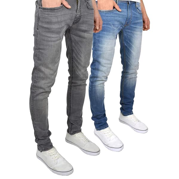 Duck and Cover Mens Tranfold Slim Jeans (Pack of 2)