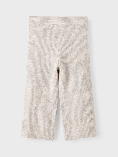 Name it Stickad Byxa, Beige Storlek 104