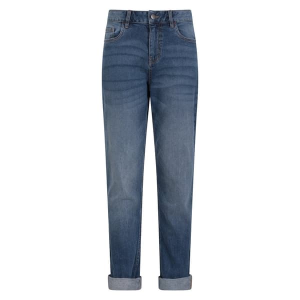Mountain Warehouse Womens/Ladies Turned Up Hem Boyfriend Jeans Blue 16 UK