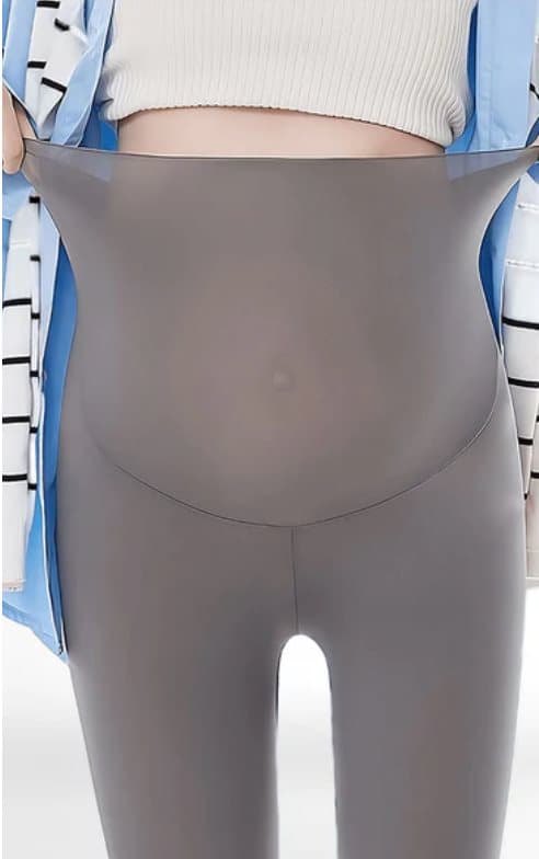 Mamma leggings långa Mörkgrå M
