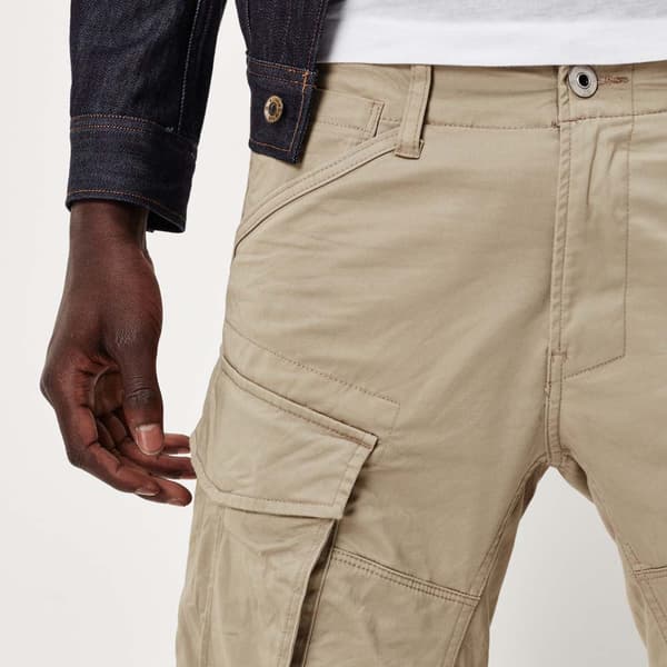 G-star Byxor Rovic Zip 3d Tapered Beige 34 / 34 Man