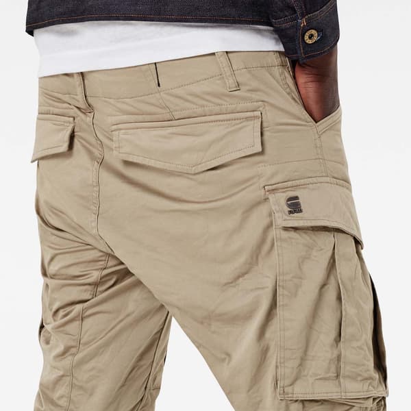 G-star Byxor Rovic Zip 3d Tapered Beige 34 / 34 Man