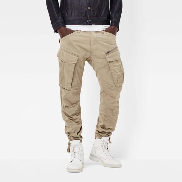 G-star Byxor Rovic Zip 3d Tapered Beige 34 / 34 Man