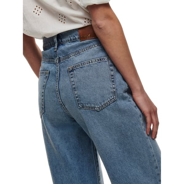 Only Jeans Med Hög Midja Hope Ex Wide Blå 32 / 32 Kvinna