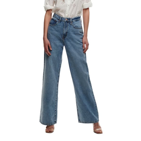 Only Jeans Med Hög Midja Hope Ex Wide Blå 32 / 32 Kvinna