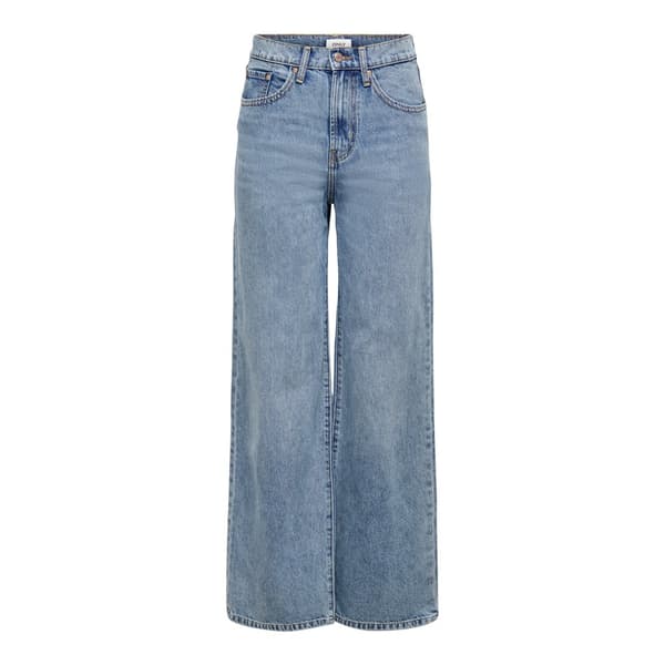 Only Jeans Med Hög Midja Hope Ex Wide Blå 32 / 32 Kvinna