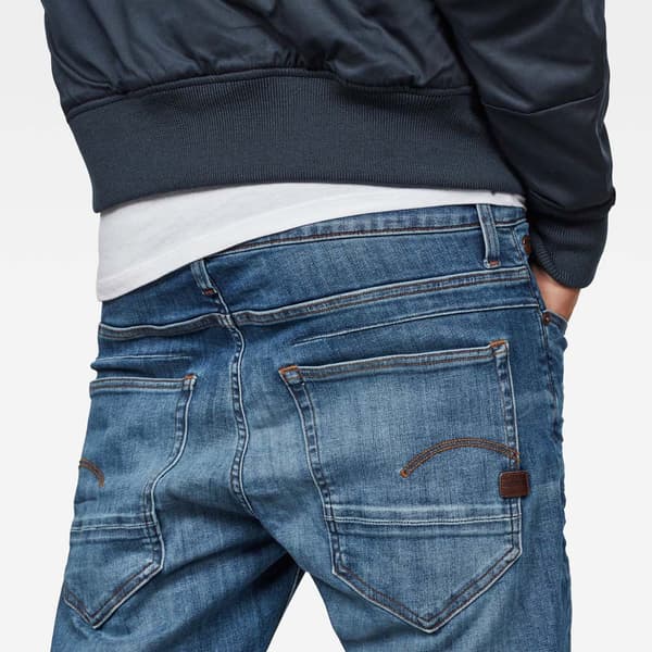 G-star Jeans D Staq 5 Pocket Slim Blå 34 / 32 Man
