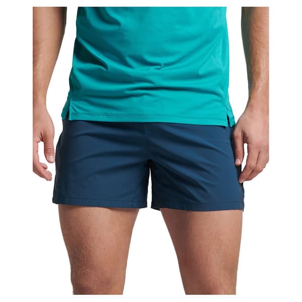 Superdry Shorts Run Race Blå XL Mand