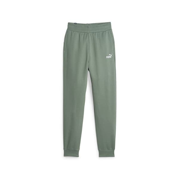 Puma Sweat Bukser Ess+ Embroidery High-waist Fl Cl Grøn L Kvinde