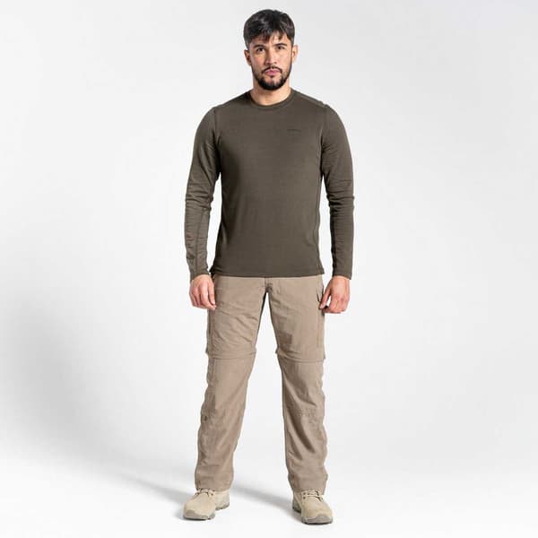 Craghoppers Housut Nosilife Conv Beige 30 / Short Mies