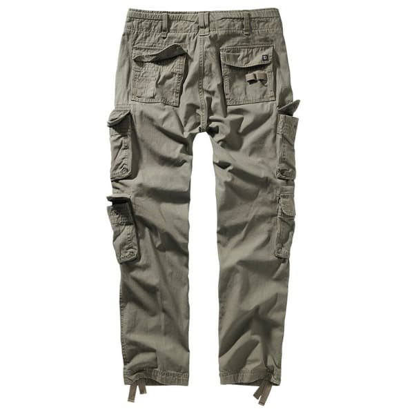 Brandit Byxor Pure Slim Grönt XL Man
