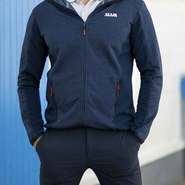 Slam Chino Byxor Deck Cott Blå L Man