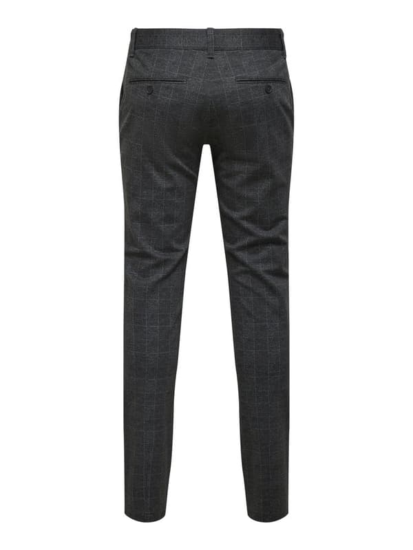 Only & Sons Housut & Sons Onsmark Checks 9887 Musta 32 / 34 Mies