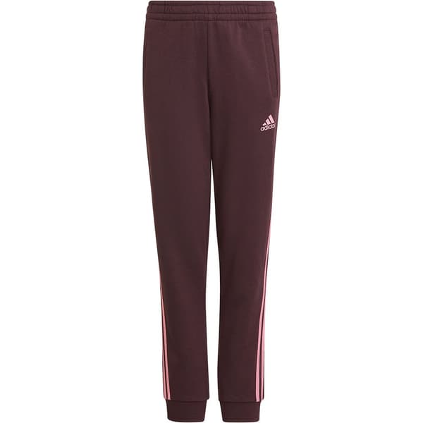 Adidas Byxor 3 Stripes Tapered Leg Röd 8-9 Years