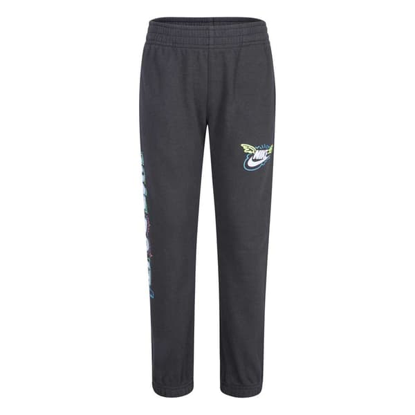 Nike Kids Sweat Bukser French Terry Sort 5-6 Years