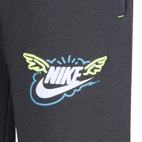 Nike Kids Sweat Bukser French Terry Sort 6-7 Years
