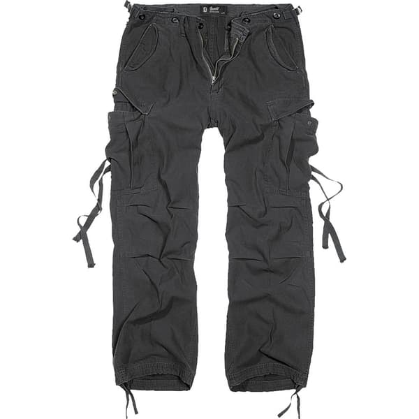 Brandit Pitkät Housut M65 Vintage Musta 5XL Mies