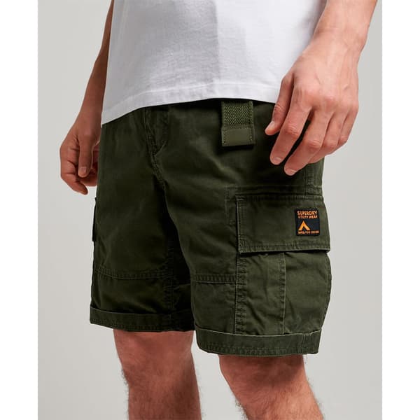 Superdry Lastshorts Vintage Heavy Grönt 28 Man