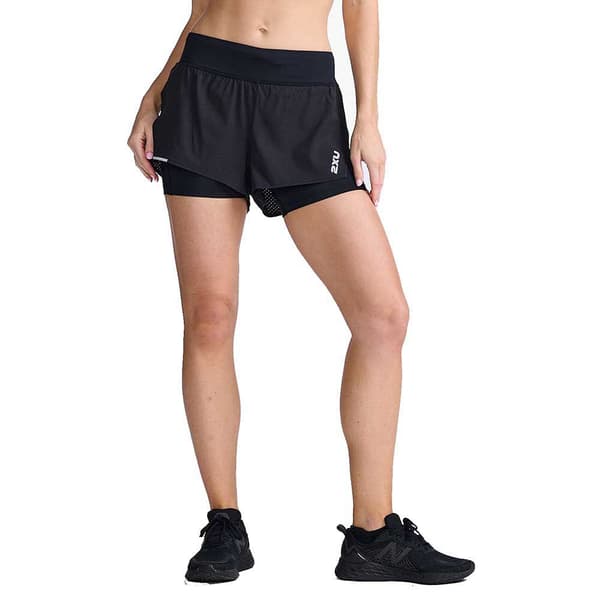 2xu Shorts Aero 2in1 4´´ Svart M Kvinna