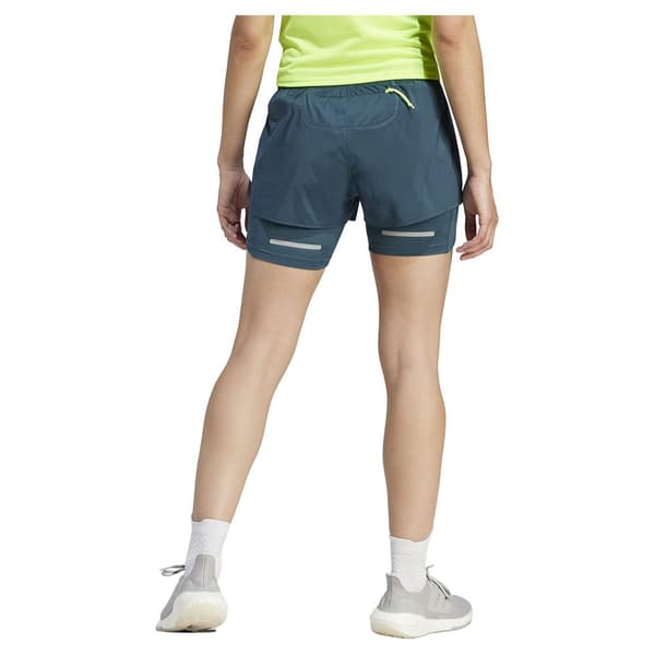 Adidas Shorts Ultimate 2 In 1 Blå XS Kvinde