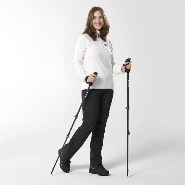 Millet Byxor Trekker Stretch Zipoff Iii Svart 42 Kvinna