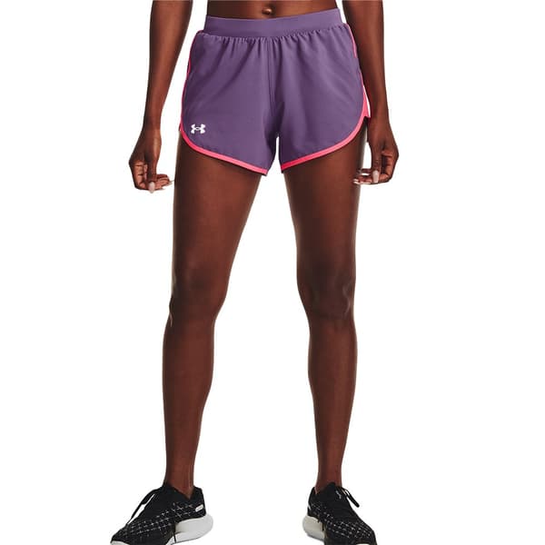 Under Armour Shorts Fly By Elite 3´´ Lilla XS Kvinde