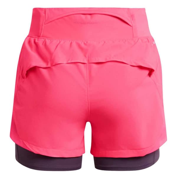 Under Armour Shorts Run Stamina 2-in-1 Rosa XS Kvinde