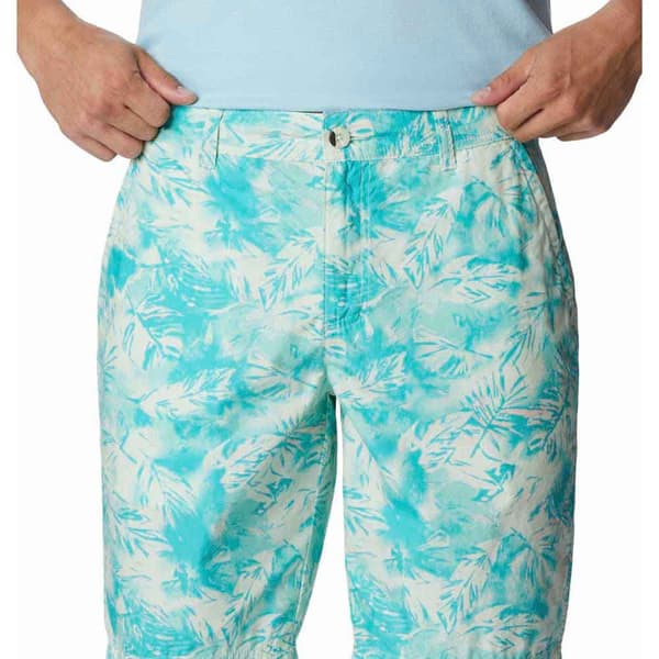 Columbia Shortsit Washed Out™ Printed Vihreä 36 / 10 Mies