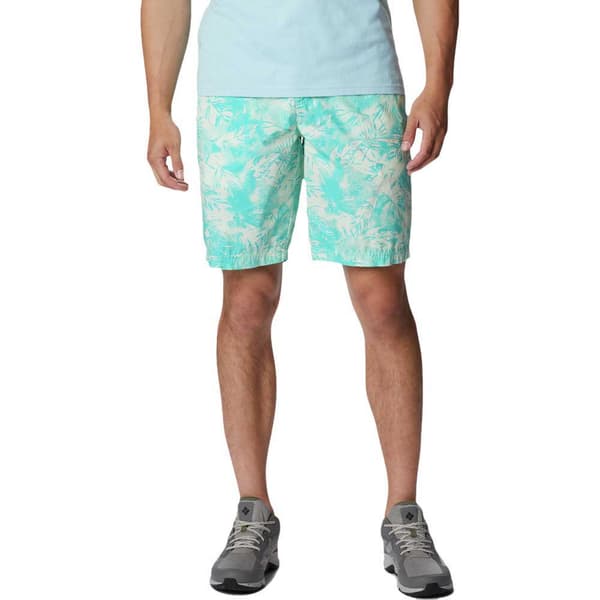 Columbia Shortsit Washed Out™ Printed Vihreä 36 / 10 Mies