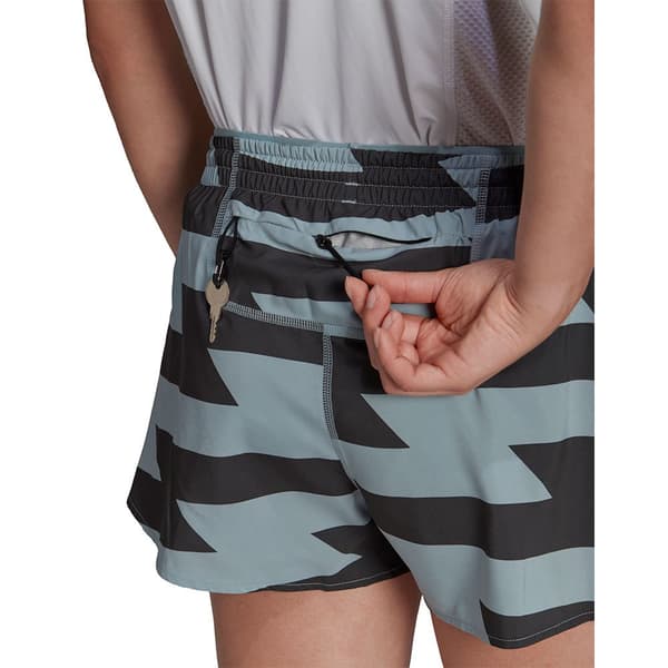 Adidas Shorts Byxor Run Fast Lb 4´´ Grå S Kvinna