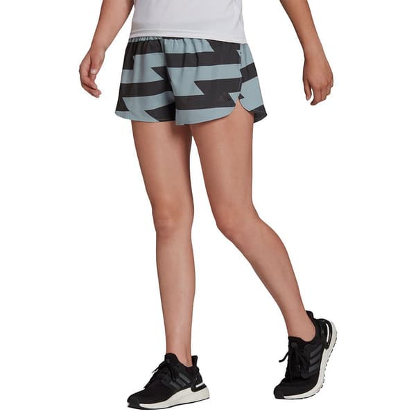 Adidas Shorts Byxor Run Fast Lb 4´´ Grå S Kvinna