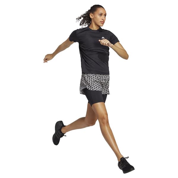 Adidas Shorts Marimekko 2 In 1 Brun,Svart XS Kvinna