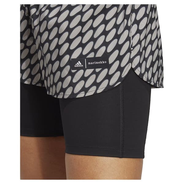 Adidas Shorts Marimekko 2 In 1 Brun,Svart XS Kvinna