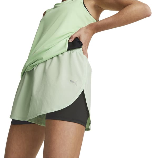 Puma Shorts Run Favorite Woven 2 Grøn S Kvinde