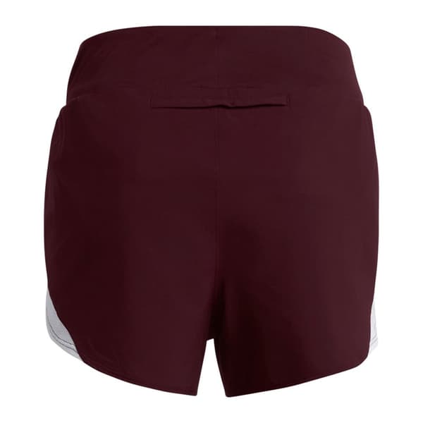 Under Armour Shorts Fly By Elite Hi Röd S Kvinna