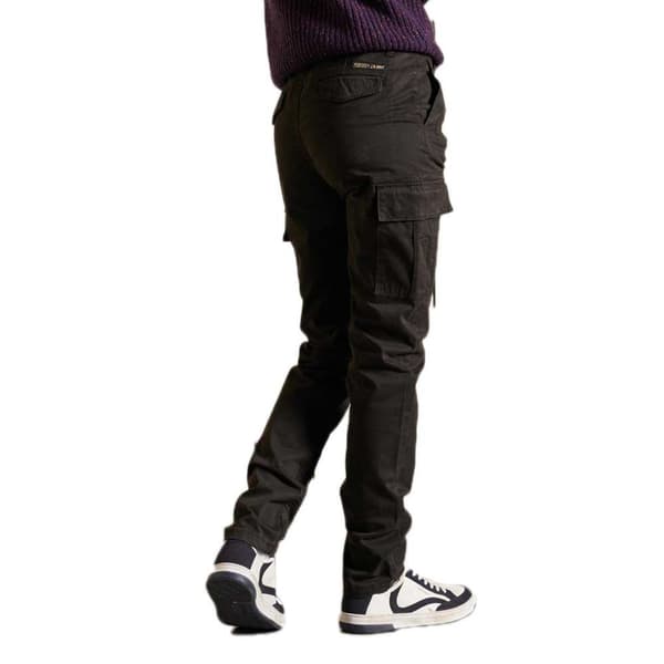 Superdry Cargo Bukser Slim Cargo Sort 30 / 32 Kvinde